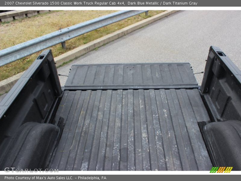 Dark Blue Metallic / Dark Titanium Gray 2007 Chevrolet Silverado 1500 Classic Work Truck Regular Cab 4x4