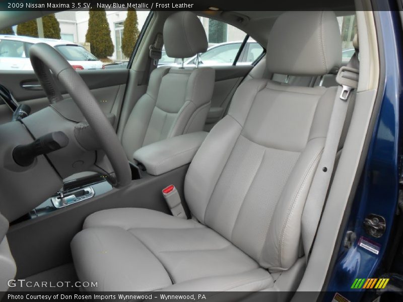 Navy Blue Metallic / Frost Leather 2009 Nissan Maxima 3.5 SV