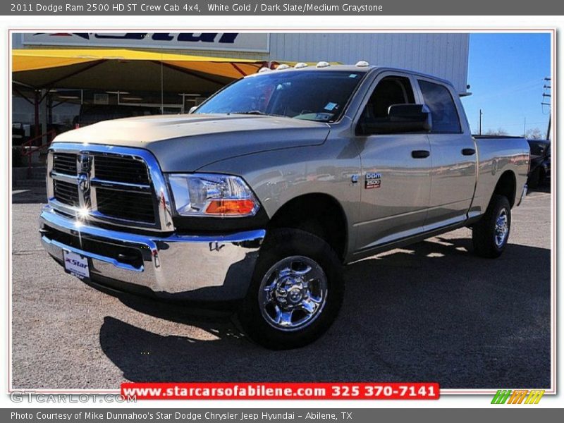 White Gold / Dark Slate/Medium Graystone 2011 Dodge Ram 2500 HD ST Crew Cab 4x4