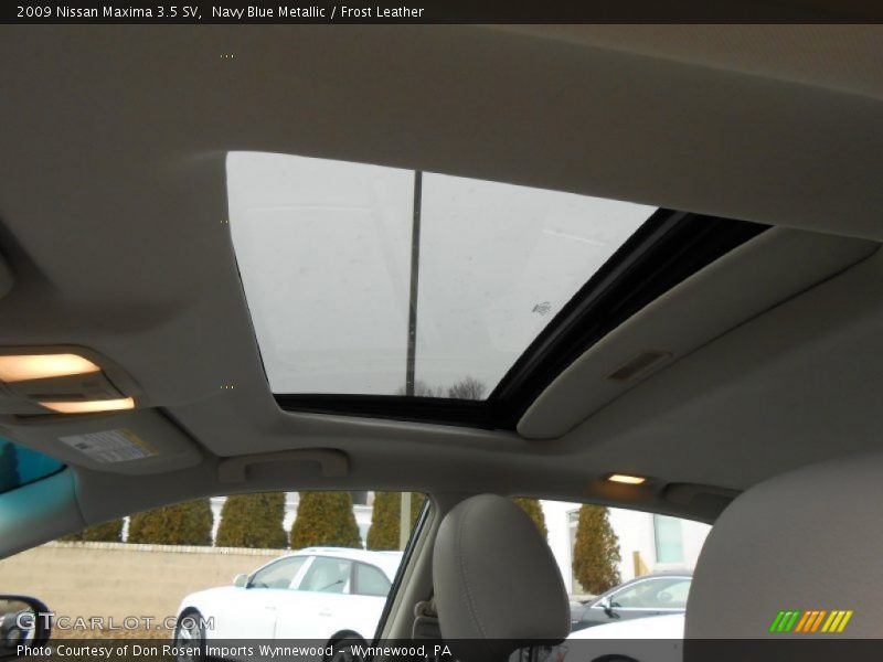Navy Blue Metallic / Frost Leather 2009 Nissan Maxima 3.5 SV