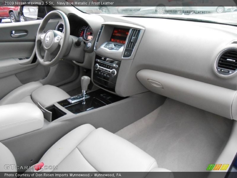 Navy Blue Metallic / Frost Leather 2009 Nissan Maxima 3.5 SV