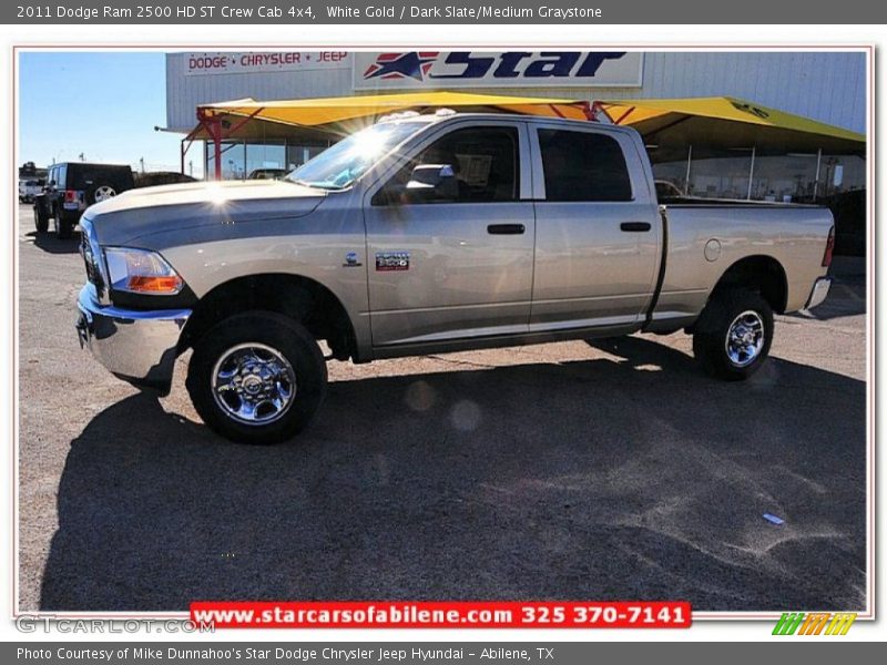 White Gold / Dark Slate/Medium Graystone 2011 Dodge Ram 2500 HD ST Crew Cab 4x4