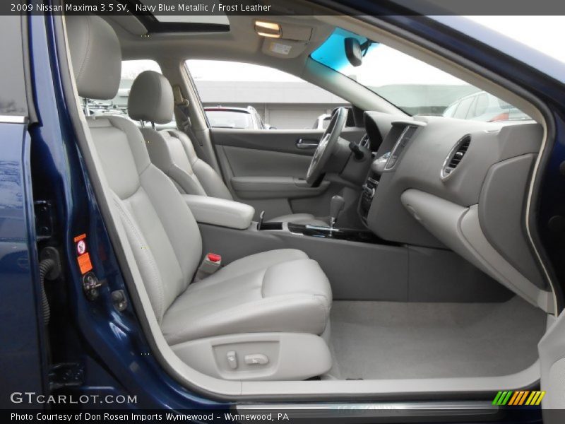 Navy Blue Metallic / Frost Leather 2009 Nissan Maxima 3.5 SV