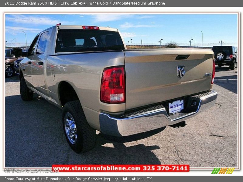 White Gold / Dark Slate/Medium Graystone 2011 Dodge Ram 2500 HD ST Crew Cab 4x4