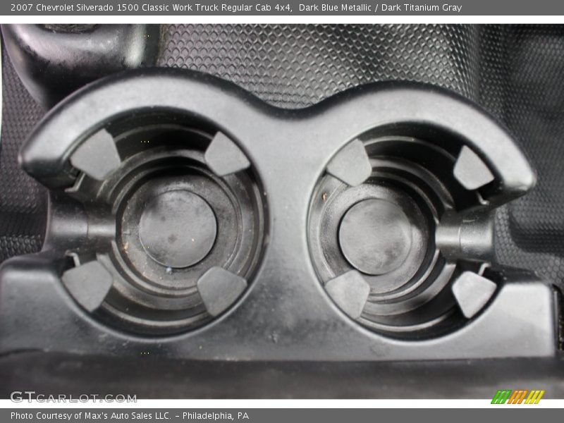 Dark Blue Metallic / Dark Titanium Gray 2007 Chevrolet Silverado 1500 Classic Work Truck Regular Cab 4x4