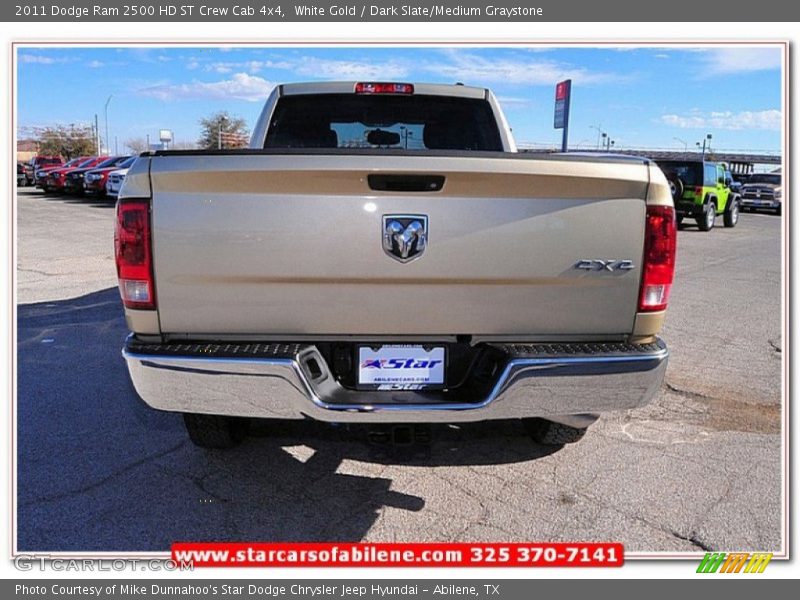 White Gold / Dark Slate/Medium Graystone 2011 Dodge Ram 2500 HD ST Crew Cab 4x4