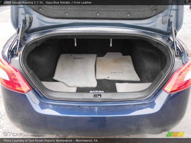 Navy Blue Metallic / Frost Leather 2009 Nissan Maxima 3.5 SV