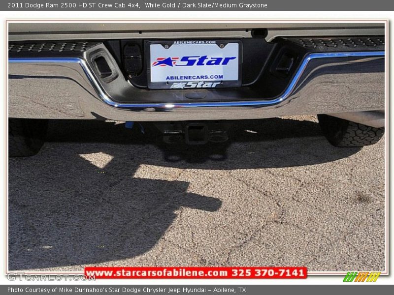 White Gold / Dark Slate/Medium Graystone 2011 Dodge Ram 2500 HD ST Crew Cab 4x4