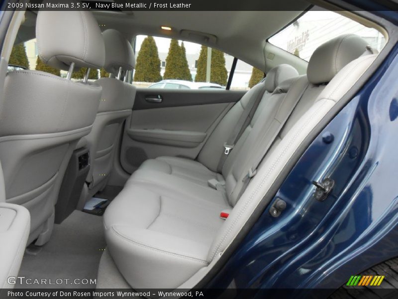 Navy Blue Metallic / Frost Leather 2009 Nissan Maxima 3.5 SV