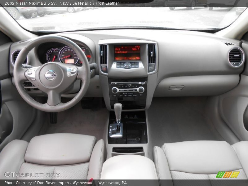 Navy Blue Metallic / Frost Leather 2009 Nissan Maxima 3.5 SV