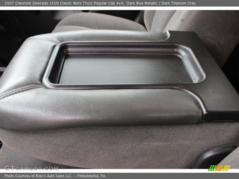 Dark Blue Metallic / Dark Titanium Gray 2007 Chevrolet Silverado 1500 Classic Work Truck Regular Cab 4x4