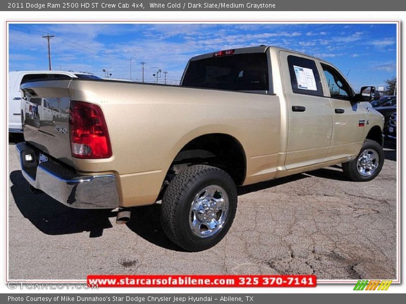 White Gold / Dark Slate/Medium Graystone 2011 Dodge Ram 2500 HD ST Crew Cab 4x4