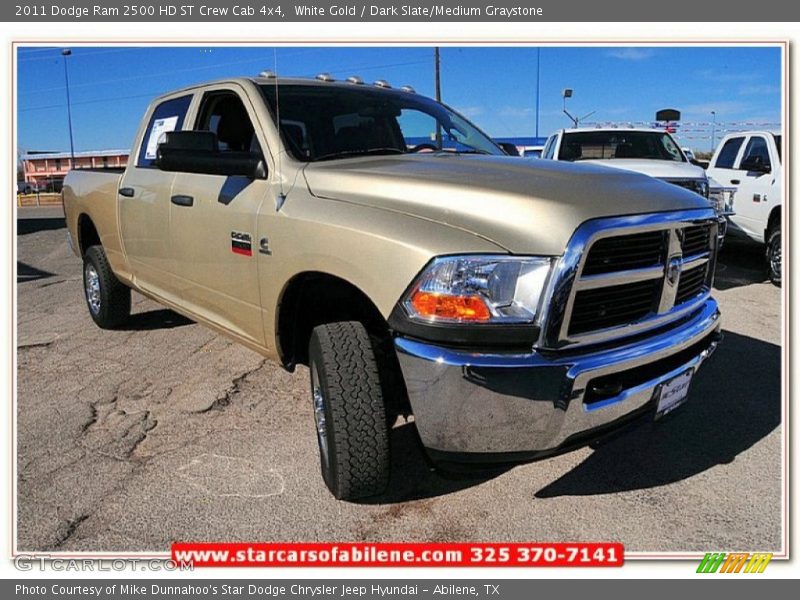 White Gold / Dark Slate/Medium Graystone 2011 Dodge Ram 2500 HD ST Crew Cab 4x4