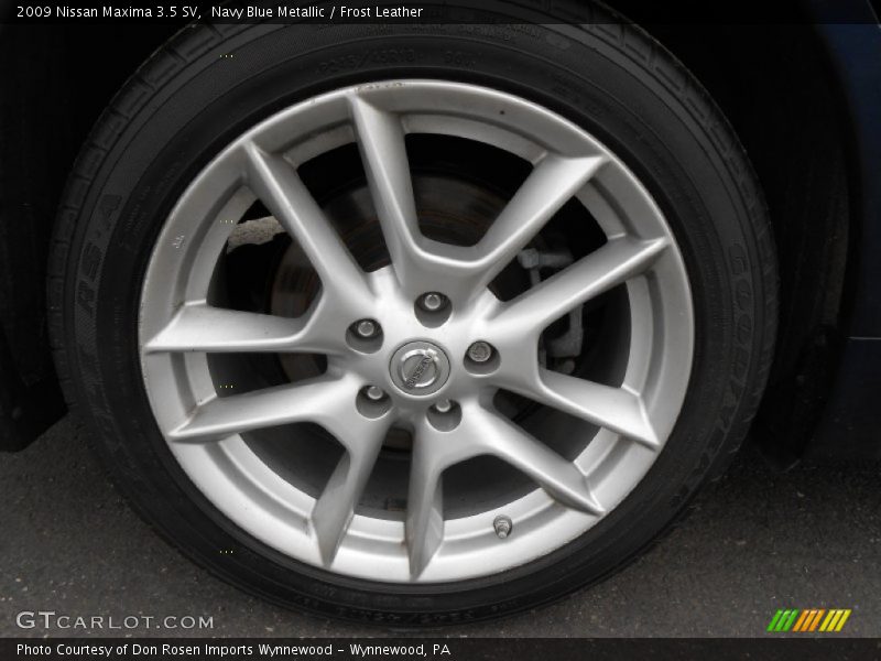 Navy Blue Metallic / Frost Leather 2009 Nissan Maxima 3.5 SV