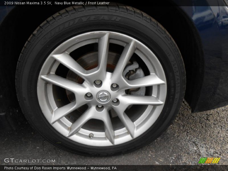 Navy Blue Metallic / Frost Leather 2009 Nissan Maxima 3.5 SV