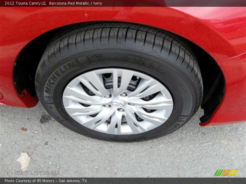 Barcelona Red Metallic / Ivory 2012 Toyota Camry LE