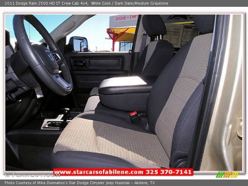 White Gold / Dark Slate/Medium Graystone 2011 Dodge Ram 2500 HD ST Crew Cab 4x4