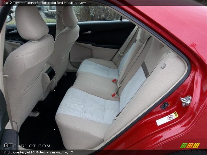 Barcelona Red Metallic / Ivory 2012 Toyota Camry LE