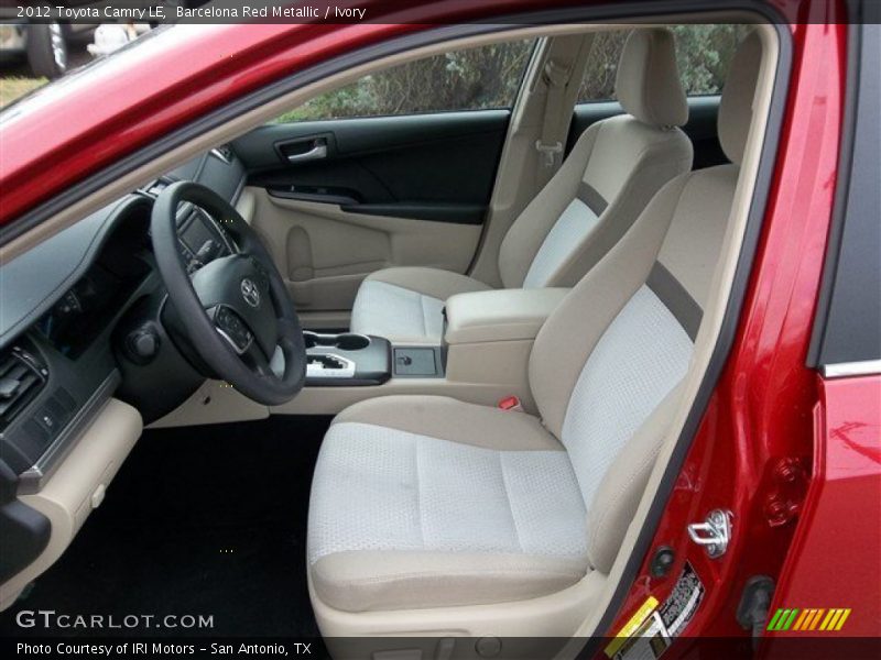 Barcelona Red Metallic / Ivory 2012 Toyota Camry LE