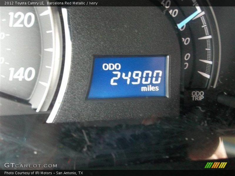 Barcelona Red Metallic / Ivory 2012 Toyota Camry LE