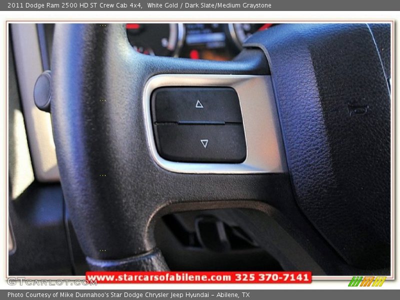 White Gold / Dark Slate/Medium Graystone 2011 Dodge Ram 2500 HD ST Crew Cab 4x4