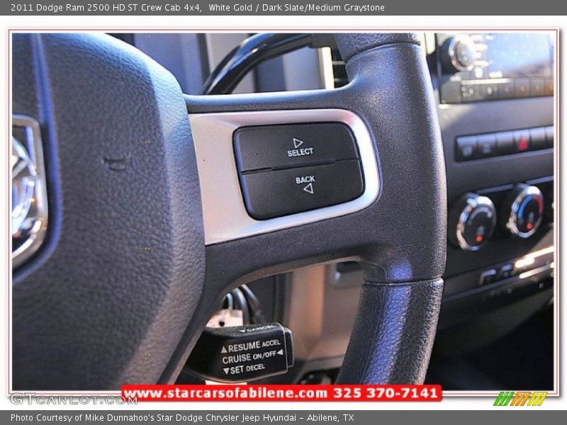 White Gold / Dark Slate/Medium Graystone 2011 Dodge Ram 2500 HD ST Crew Cab 4x4