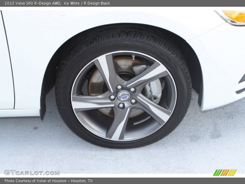 Ice White / R Design Black 2013 Volvo S60 R-Design AWD