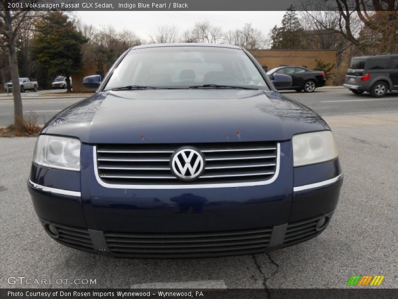 Indigo Blue Pearl / Black 2001 Volkswagen Passat GLX Sedan