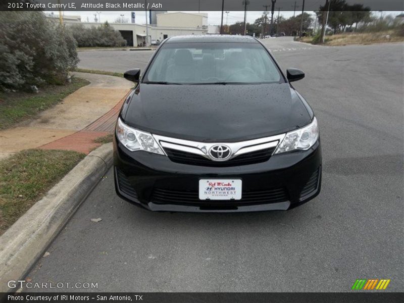 Attitude Black Metallic / Ash 2012 Toyota Camry LE