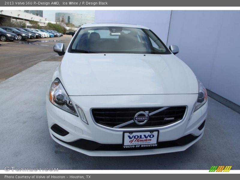 Ice White / R Design Black 2013 Volvo S60 R-Design AWD