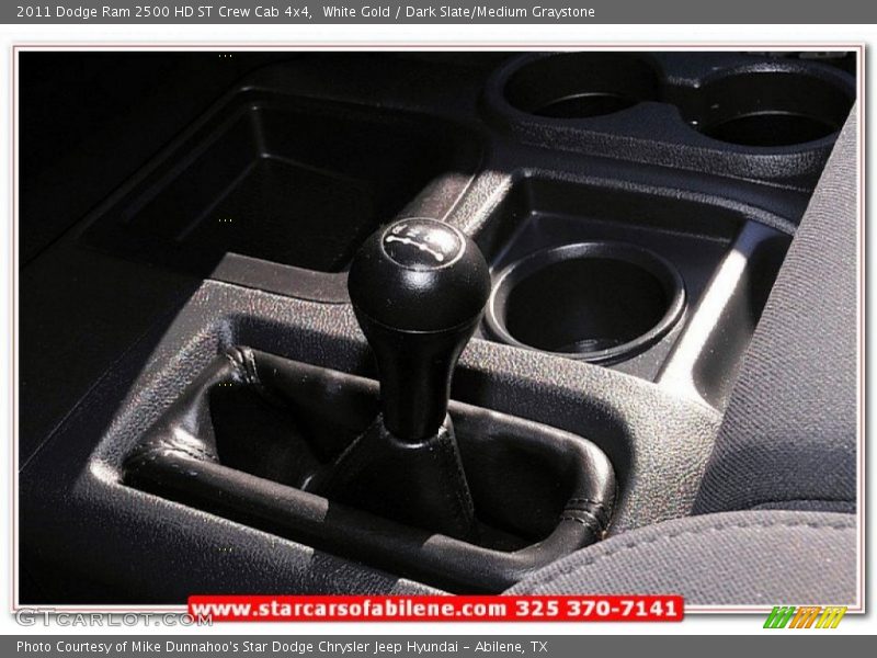 White Gold / Dark Slate/Medium Graystone 2011 Dodge Ram 2500 HD ST Crew Cab 4x4