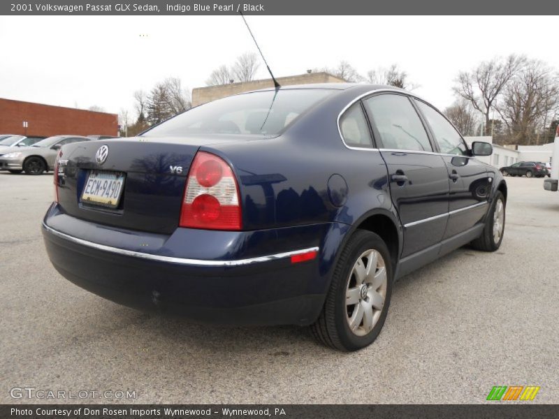 Indigo Blue Pearl / Black 2001 Volkswagen Passat GLX Sedan