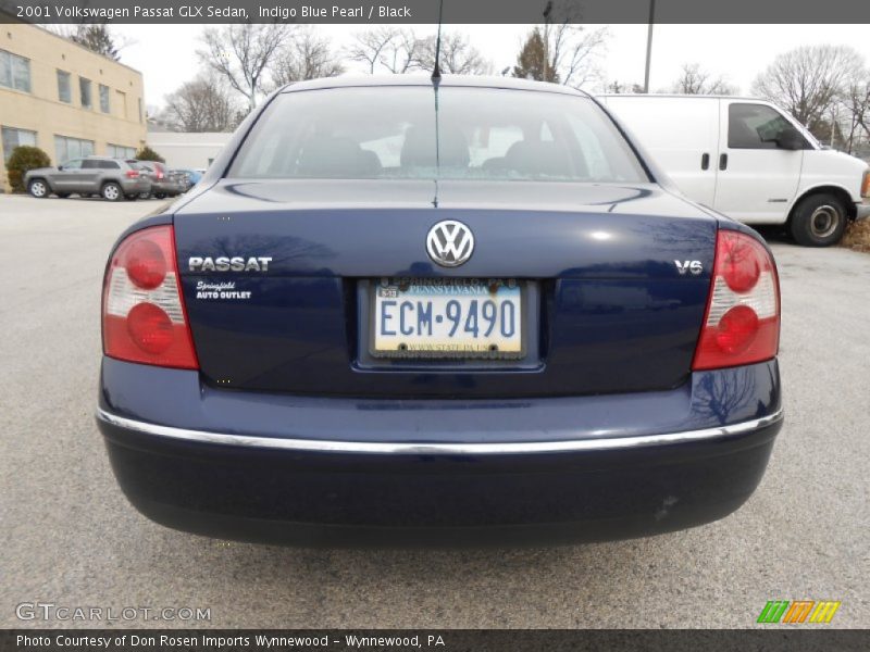 Indigo Blue Pearl / Black 2001 Volkswagen Passat GLX Sedan