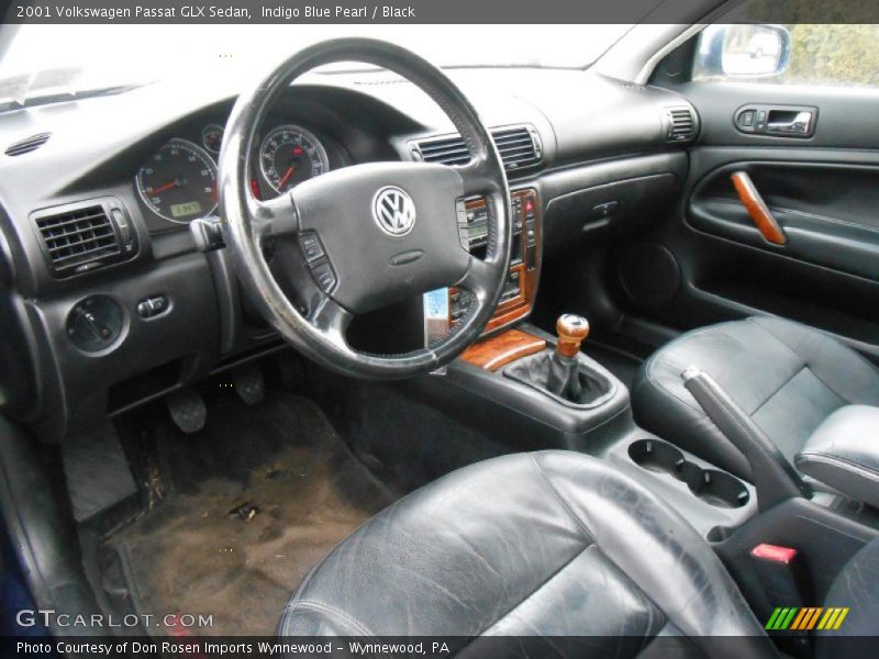 Black Interior - 2001 Passat GLX Sedan 