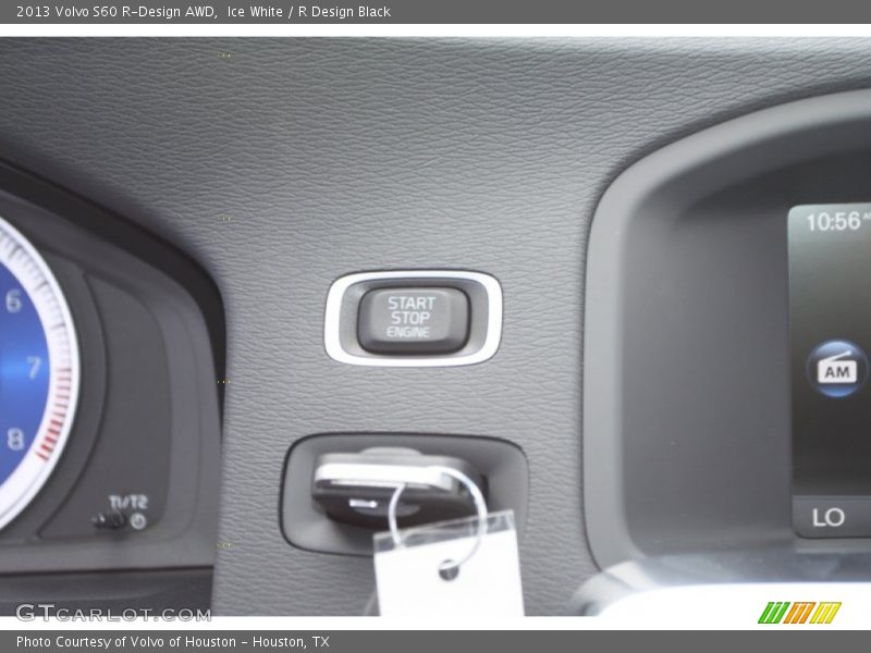 Ice White / R Design Black 2013 Volvo S60 R-Design AWD