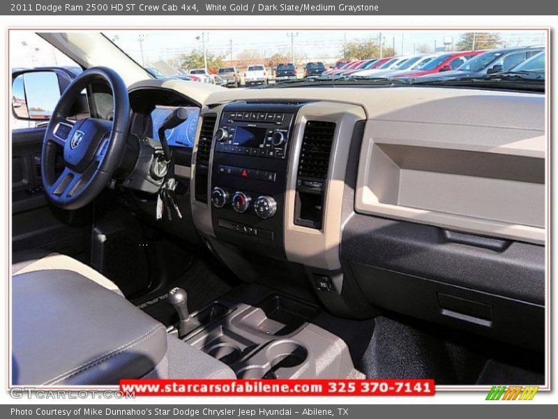 White Gold / Dark Slate/Medium Graystone 2011 Dodge Ram 2500 HD ST Crew Cab 4x4