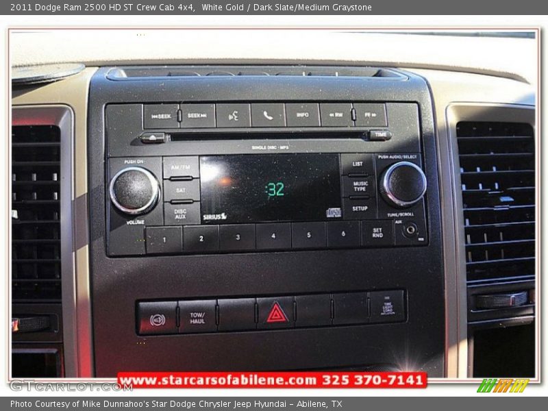 White Gold / Dark Slate/Medium Graystone 2011 Dodge Ram 2500 HD ST Crew Cab 4x4