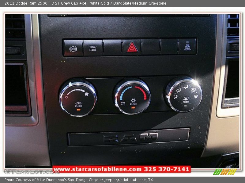 White Gold / Dark Slate/Medium Graystone 2011 Dodge Ram 2500 HD ST Crew Cab 4x4