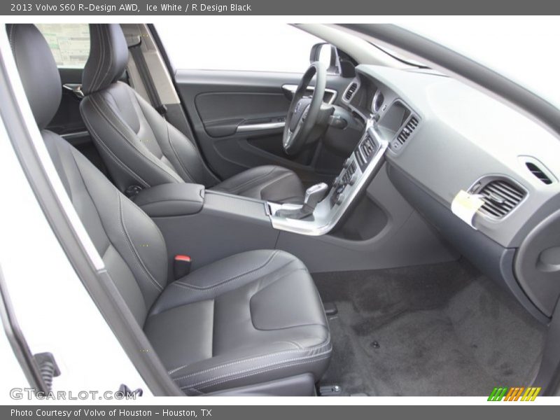 Ice White / R Design Black 2013 Volvo S60 R-Design AWD