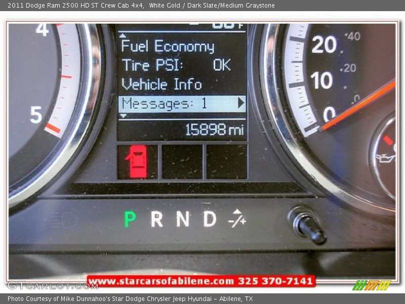 White Gold / Dark Slate/Medium Graystone 2011 Dodge Ram 2500 HD ST Crew Cab 4x4