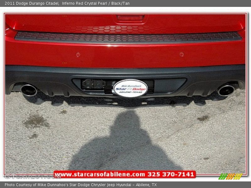 Inferno Red Crystal Pearl / Black/Tan 2011 Dodge Durango Citadel