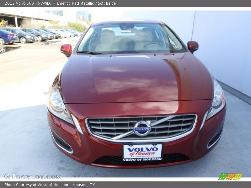 Flamenco Red Metallic / Soft Beige 2013 Volvo S60 T6 AWD