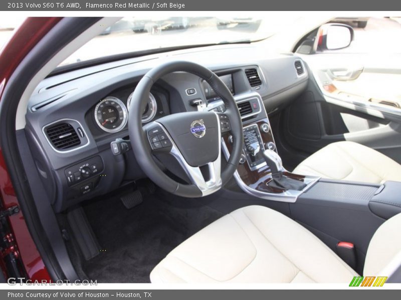  2013 S60 T6 AWD Soft Beige Interior