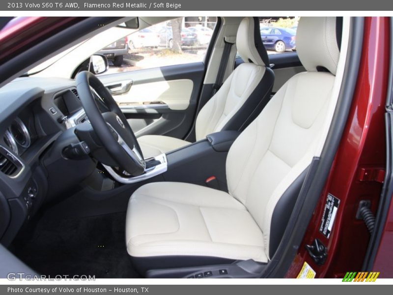 Front Seat of 2013 S60 T6 AWD