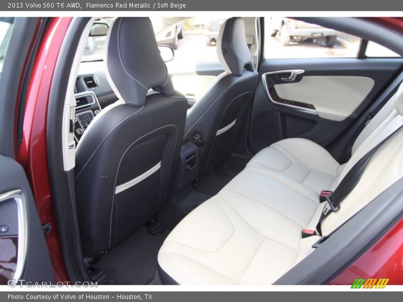 Rear Seat of 2013 S60 T6 AWD
