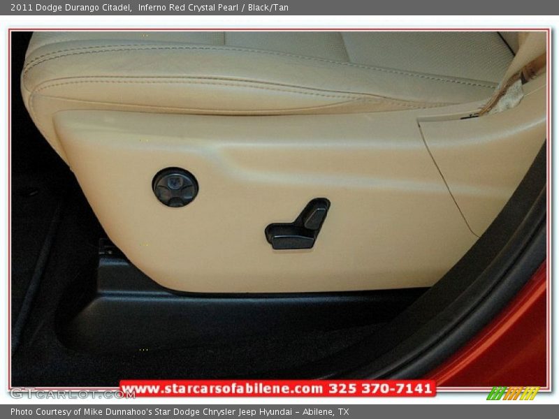 Inferno Red Crystal Pearl / Black/Tan 2011 Dodge Durango Citadel