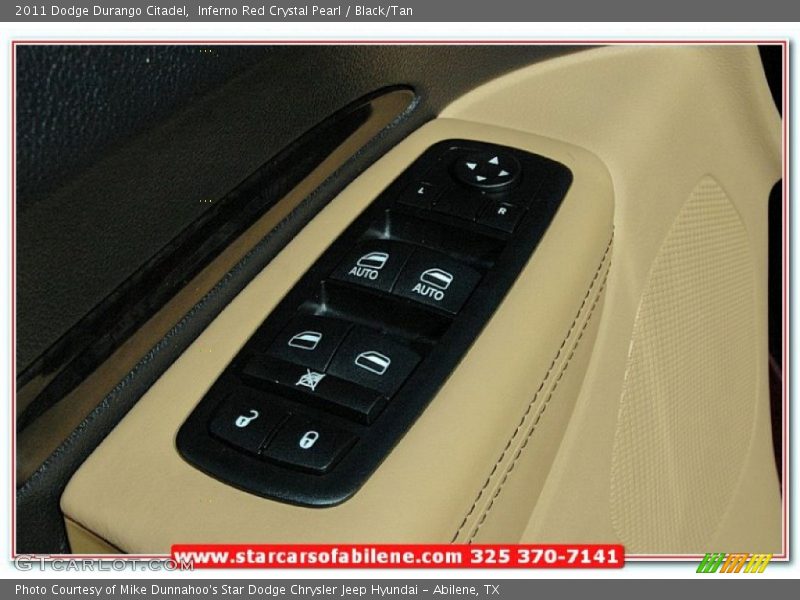 Inferno Red Crystal Pearl / Black/Tan 2011 Dodge Durango Citadel