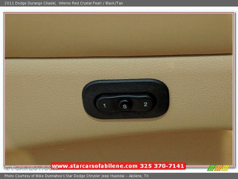 Inferno Red Crystal Pearl / Black/Tan 2011 Dodge Durango Citadel