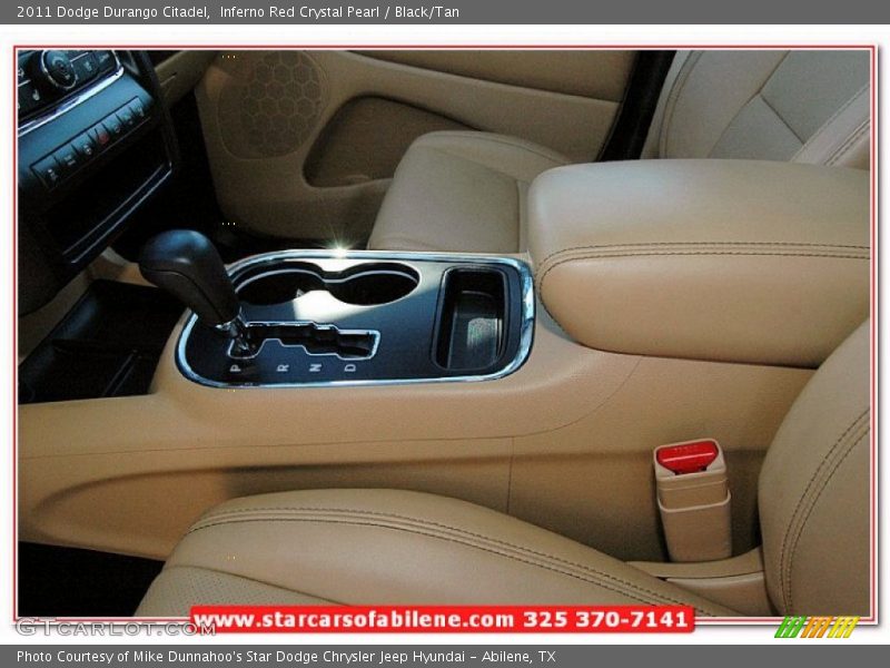 Inferno Red Crystal Pearl / Black/Tan 2011 Dodge Durango Citadel