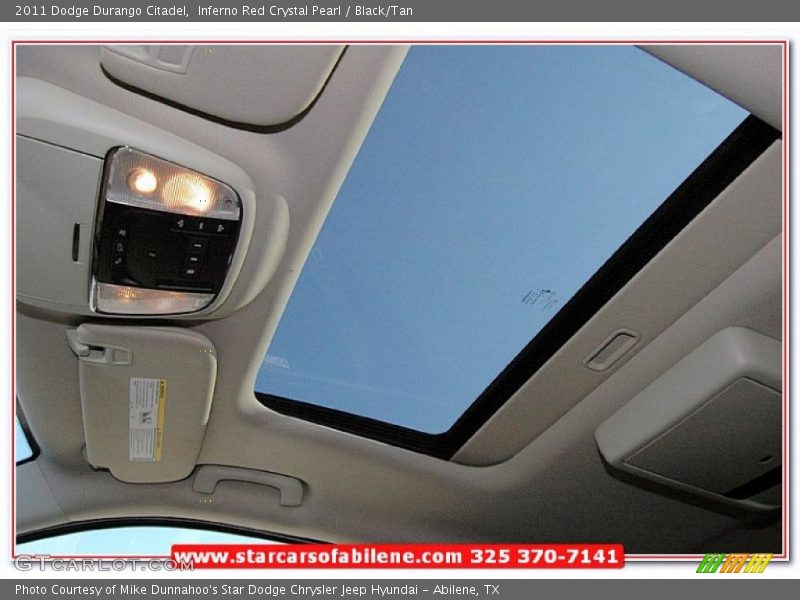 Inferno Red Crystal Pearl / Black/Tan 2011 Dodge Durango Citadel